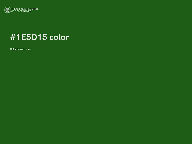 #1E5D15 color image