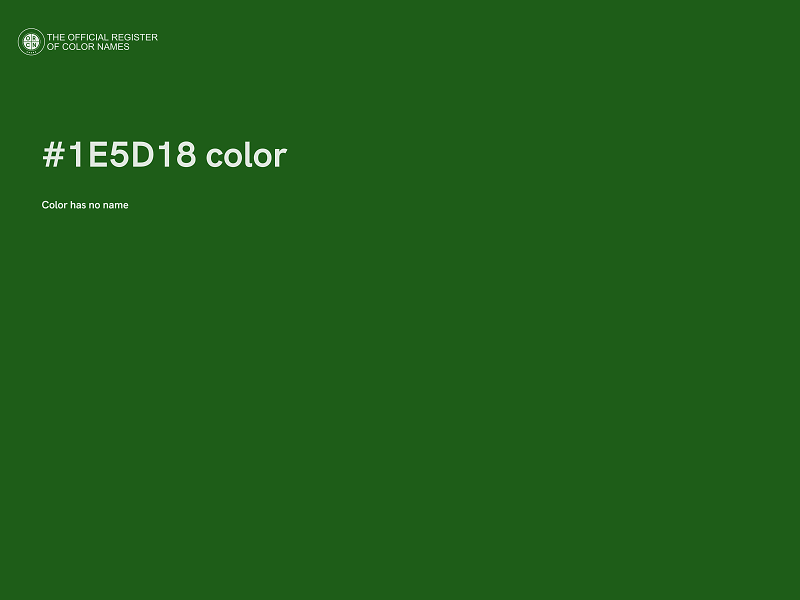 #1E5D18 color image