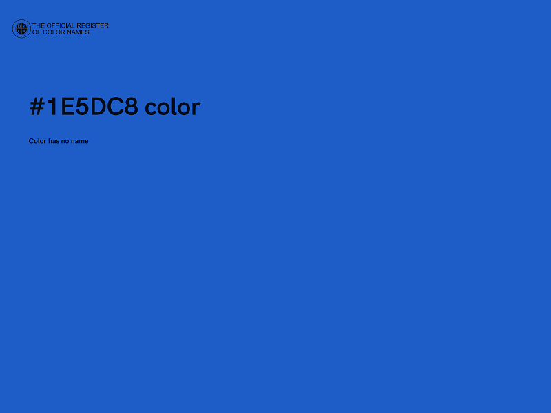 #1E5DC8 color image