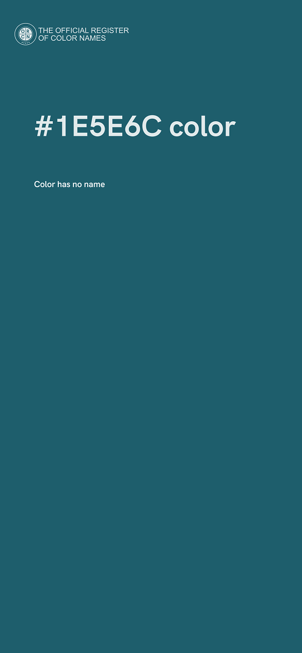 #1E5E6C color image