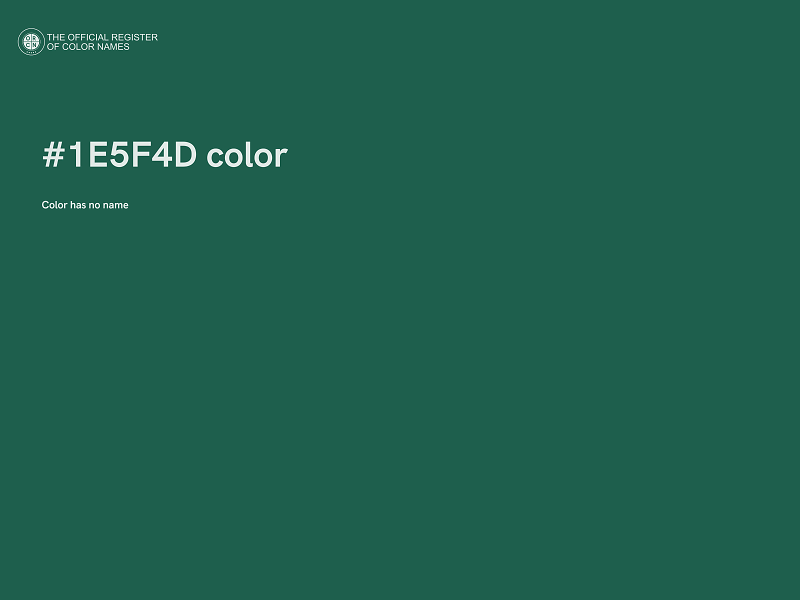 #1E5F4D color image