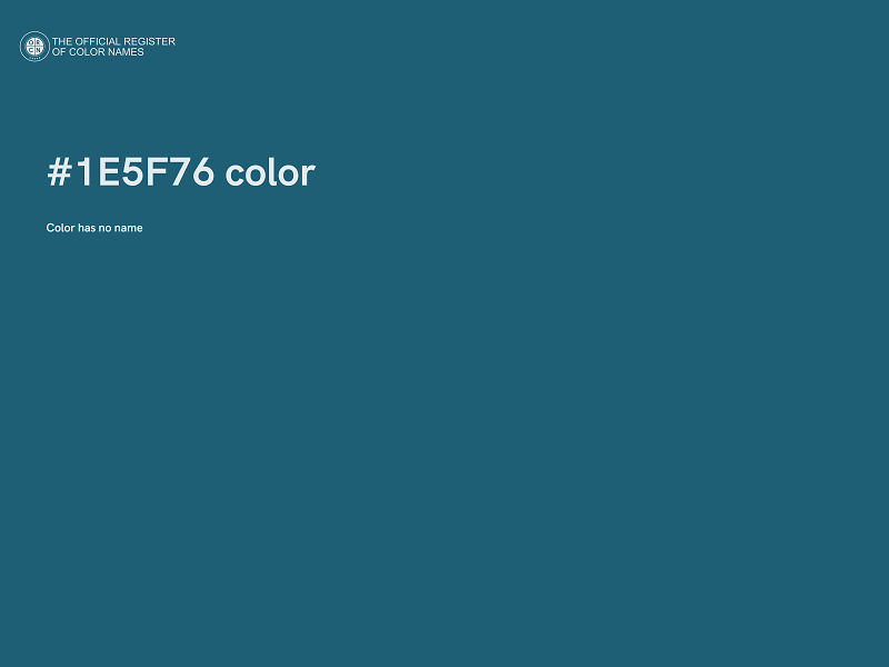 #1E5F76 color image