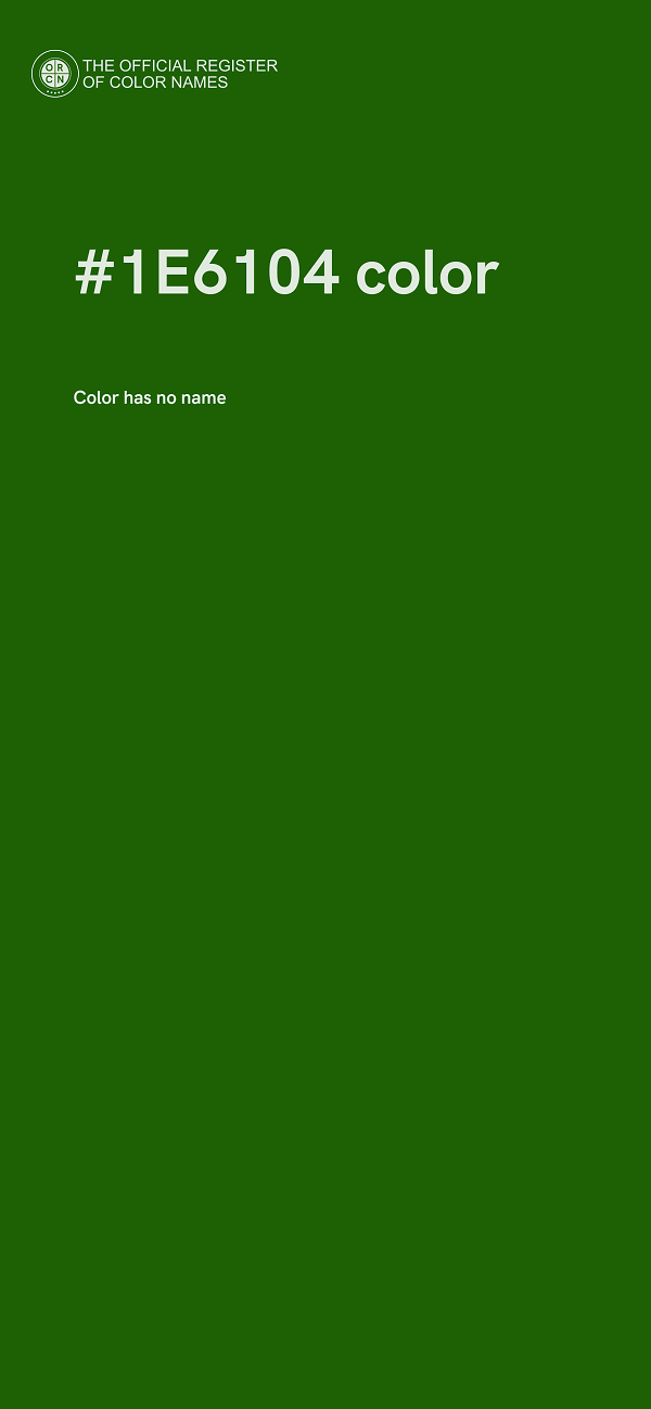 #1E6104 color image