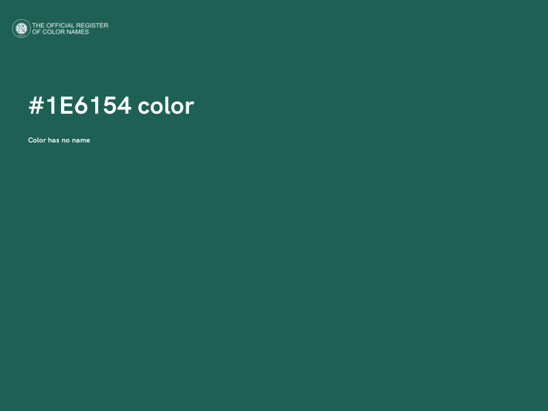 #1E6154 color image