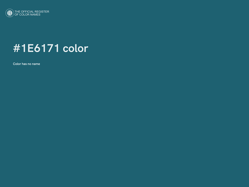 #1E6171 color image