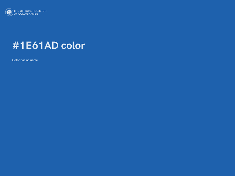 #1E61AD color image