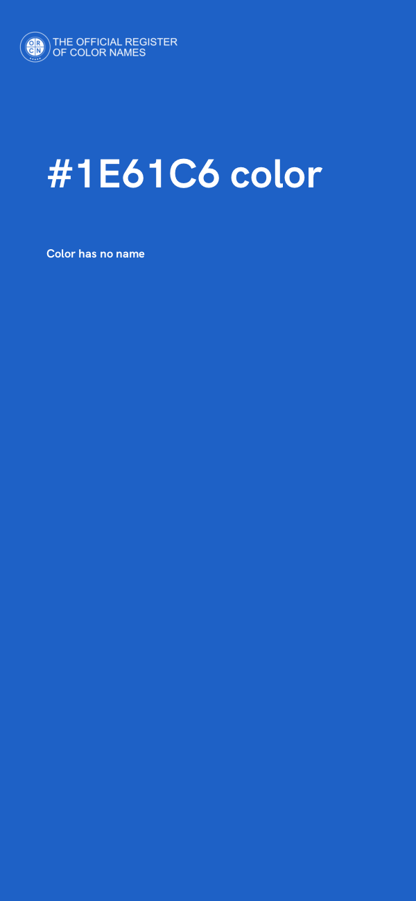 #1E61C6 color image