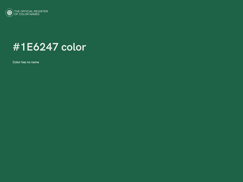 #1E6247 color image