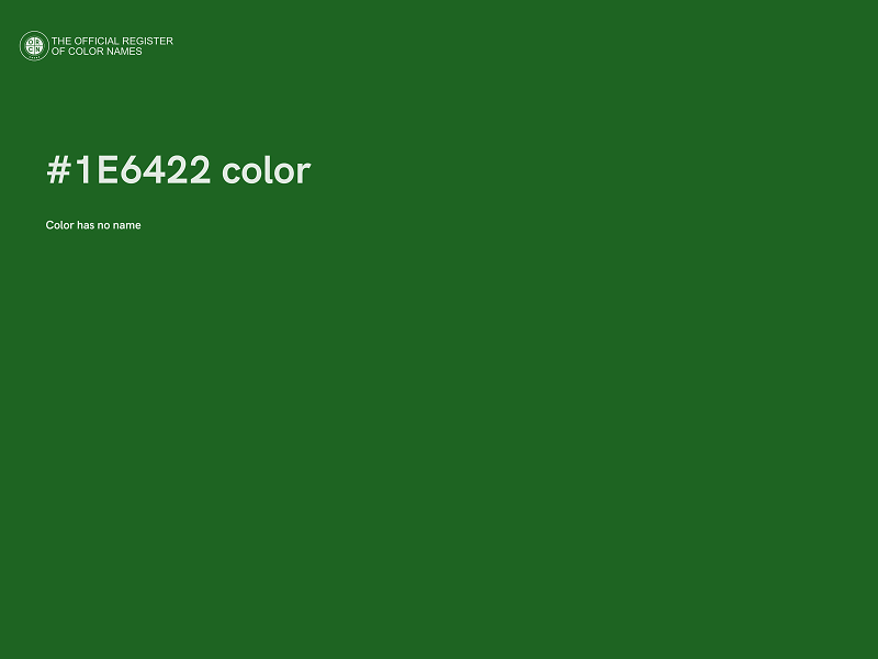 #1E6422 color image