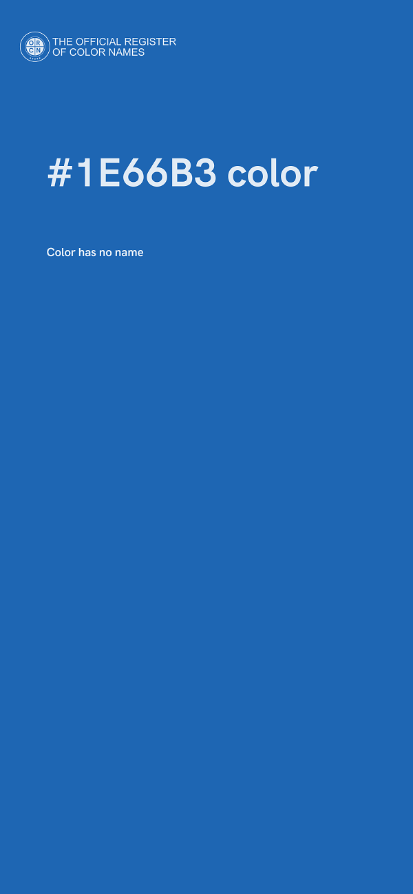 #1E66B3 color image
