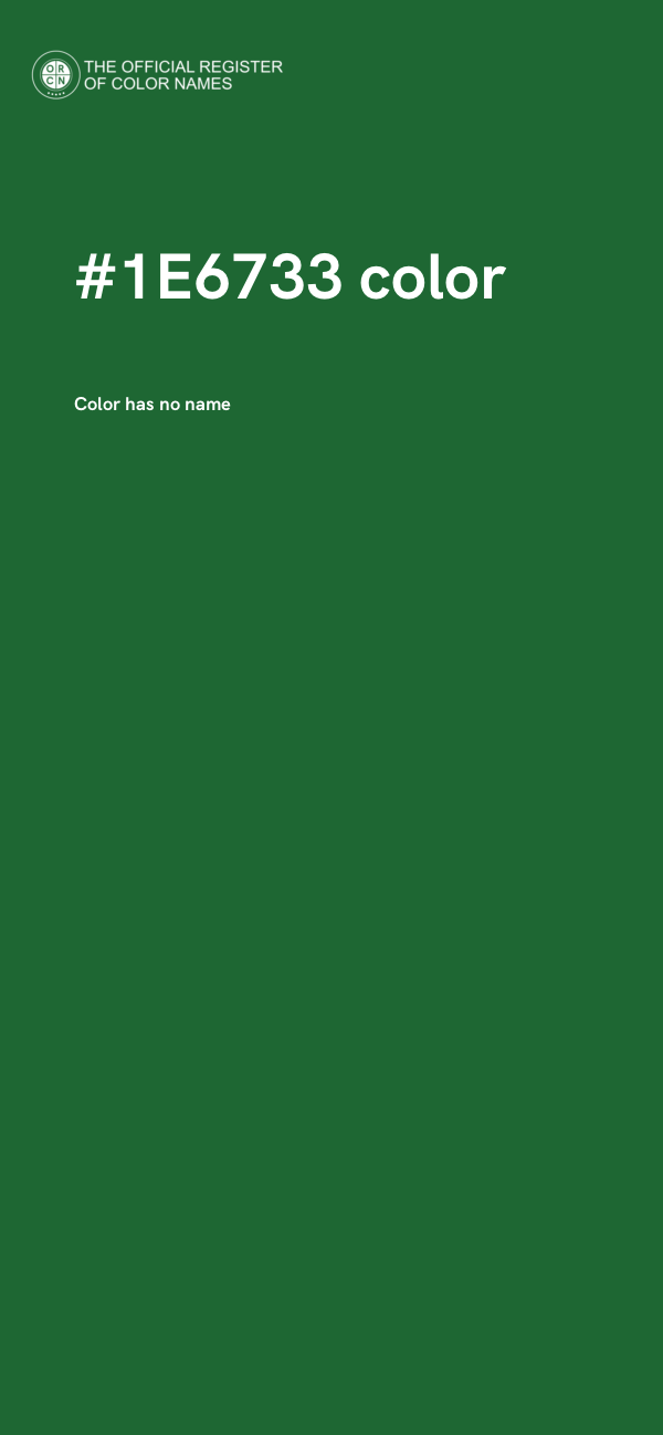 #1E6733 color image