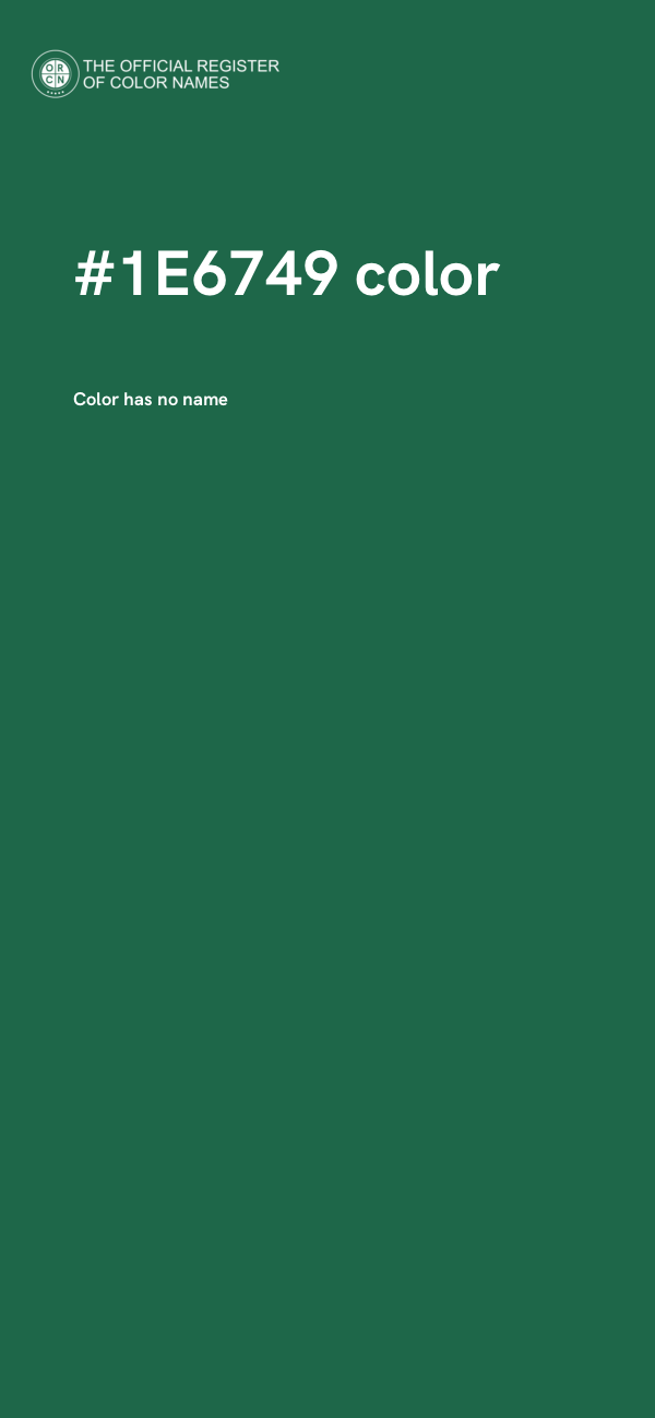 #1E6749 color image