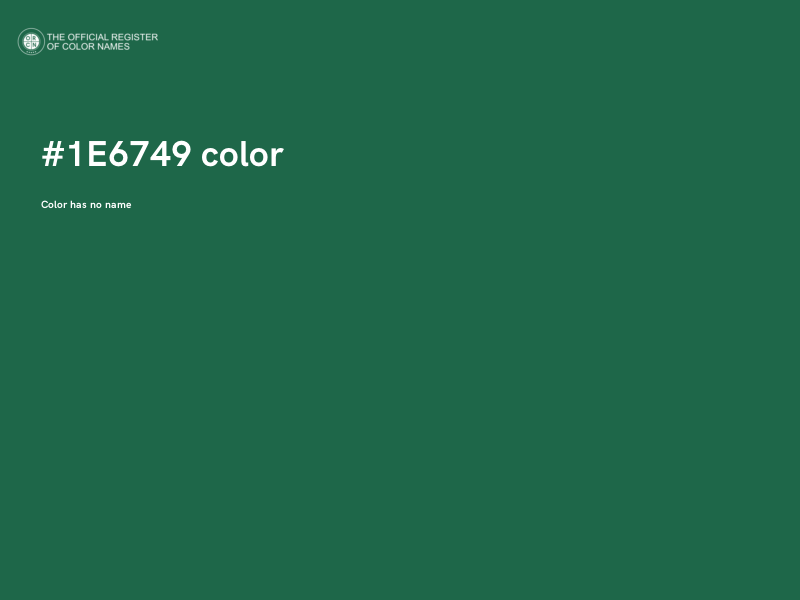 #1E6749 color image