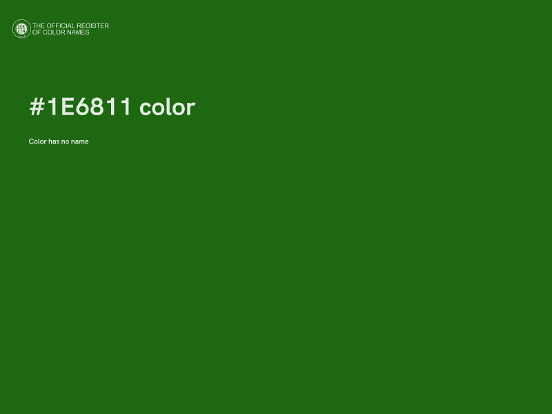 #1E6811 color image