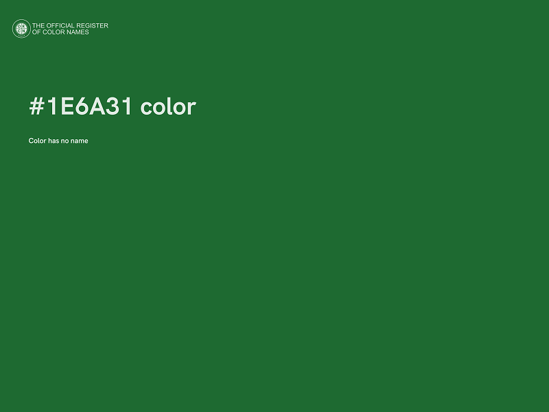 #1E6A31 color image