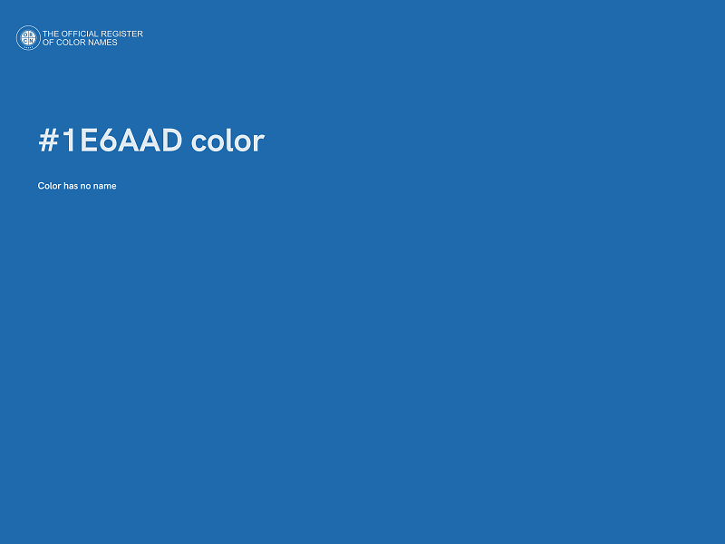 #1E6AAD color image