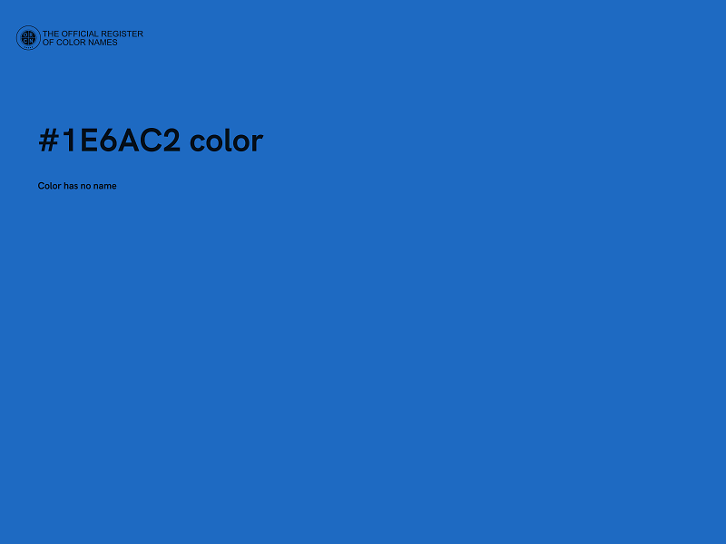 #1E6AC2 color image