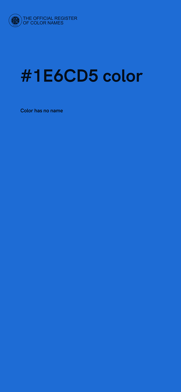 #1E6CD5 color image