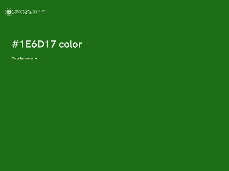 #1E6D17 color image
