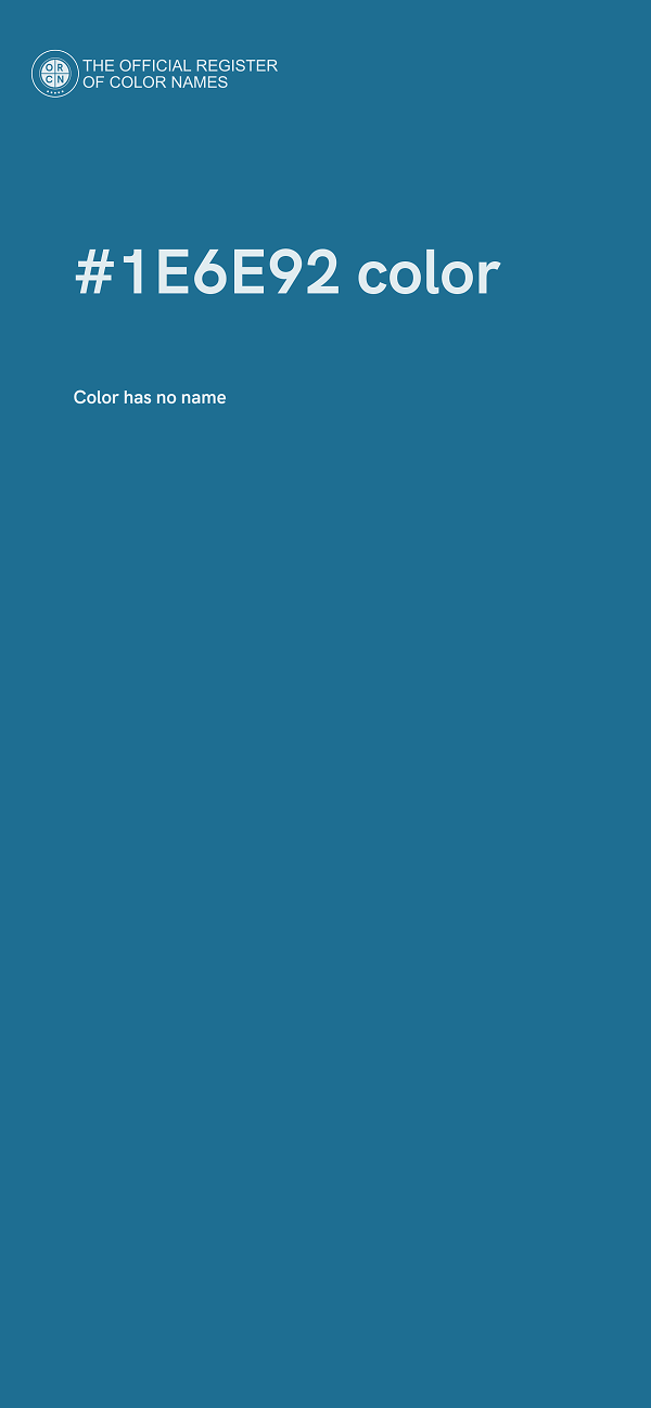 #1E6E92 color image