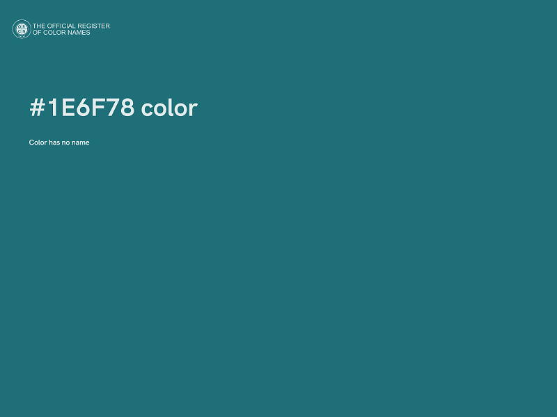 #1E6F78 color image