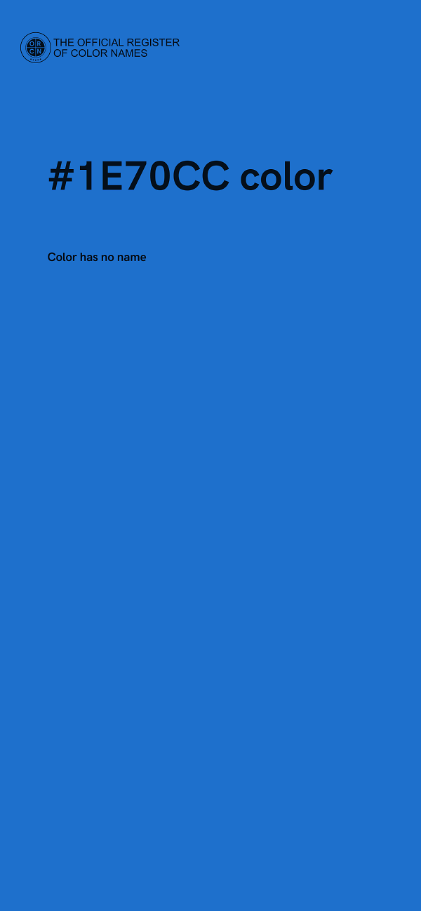 #1E70CC color image