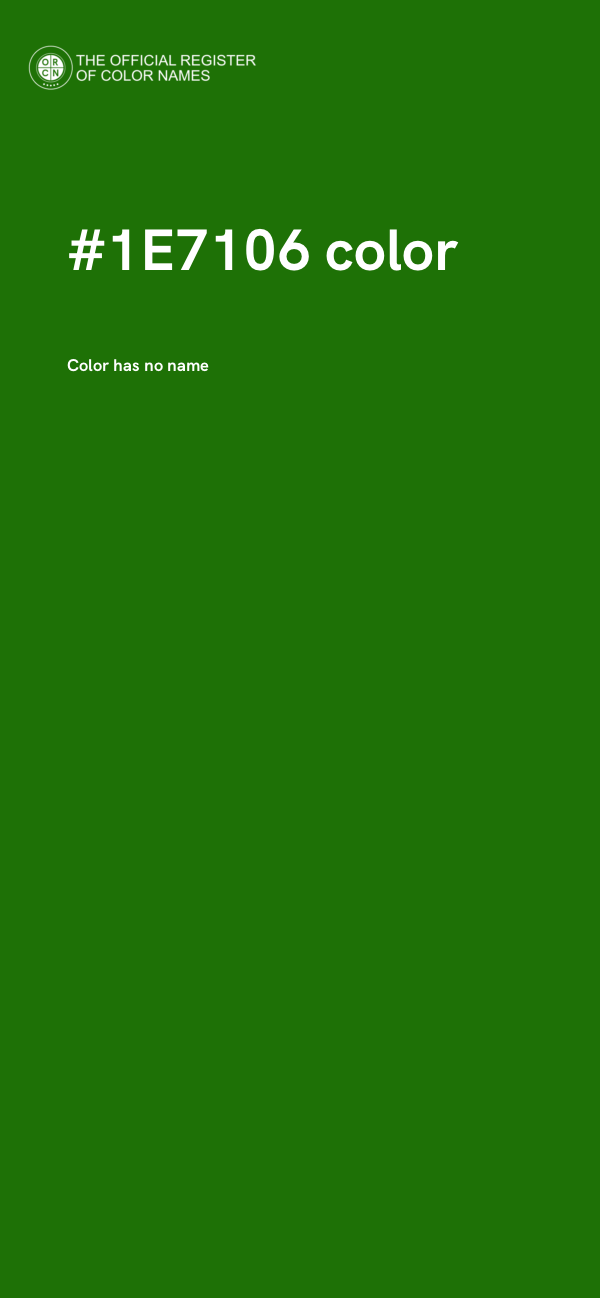 #1E7106 color image