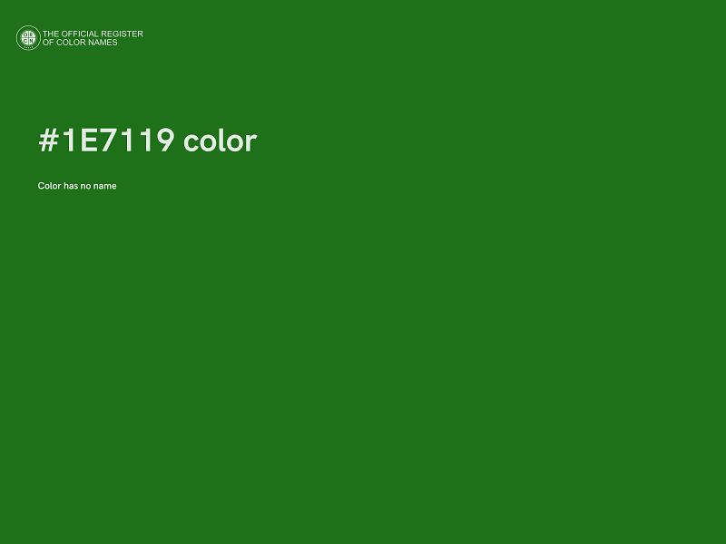 #1E7119 color image