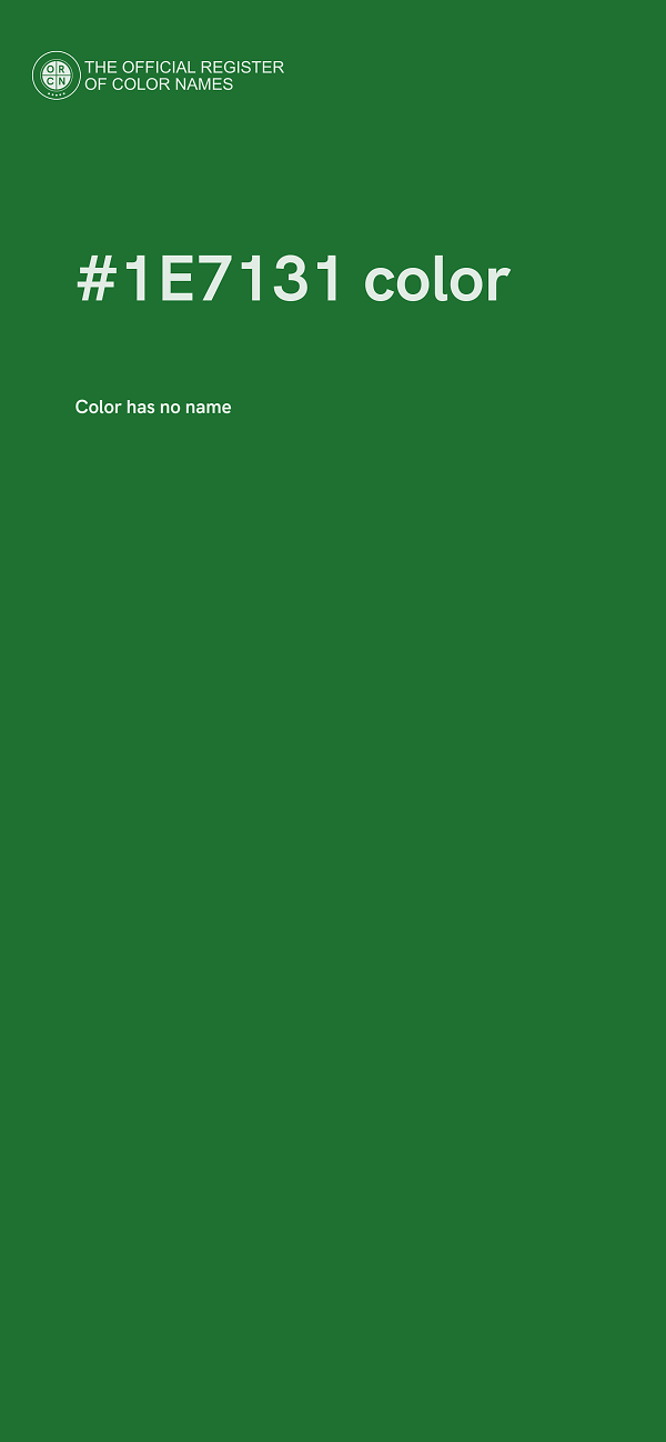 #1E7131 color image