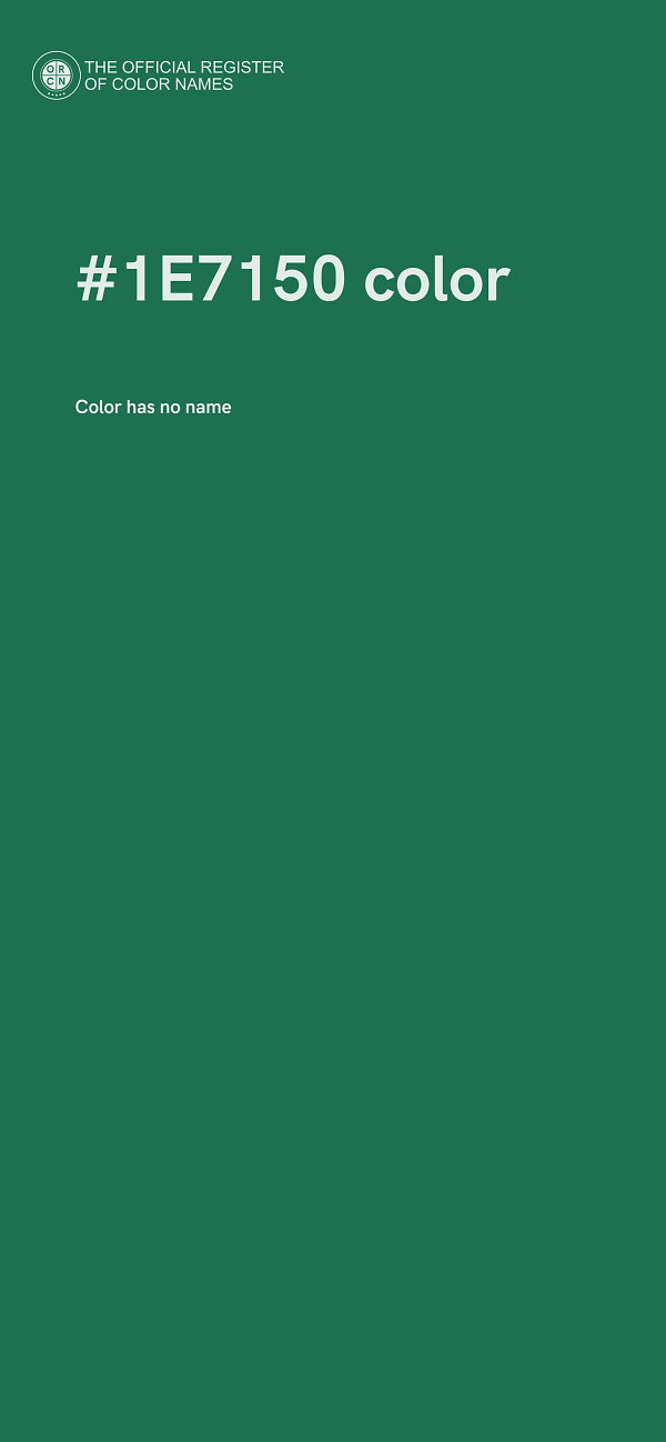 #1E7150 color image