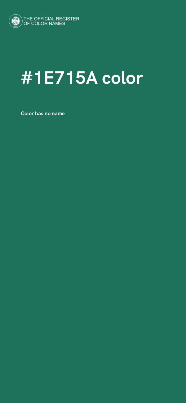 #1E715A color image