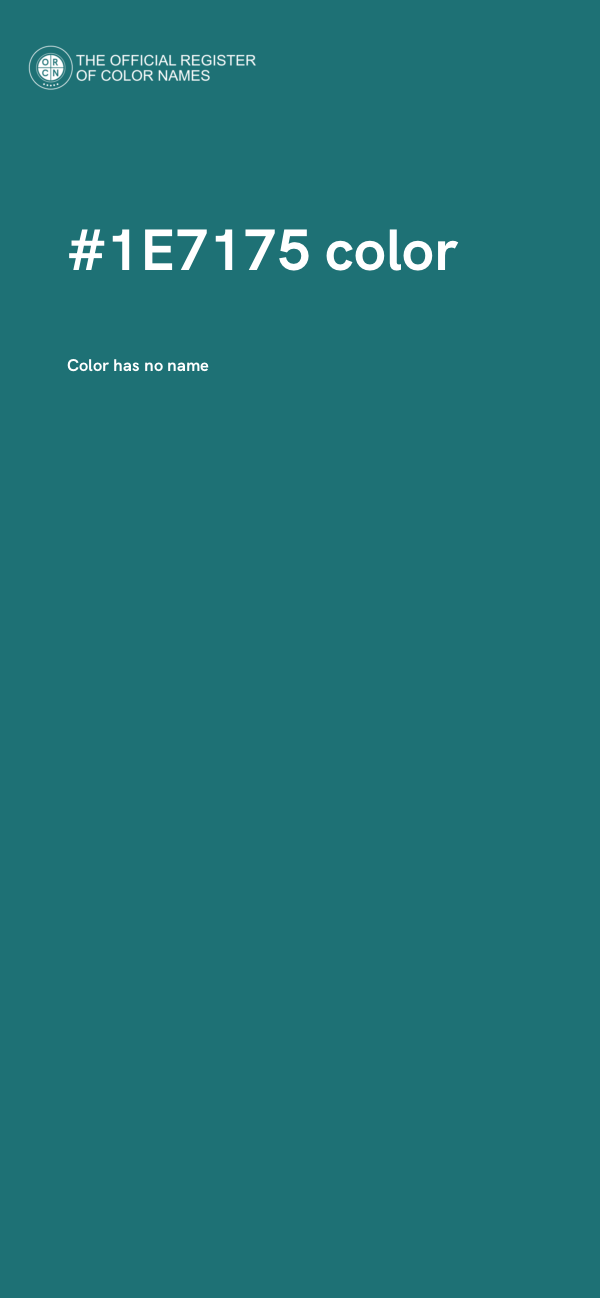 #1E7175 color image