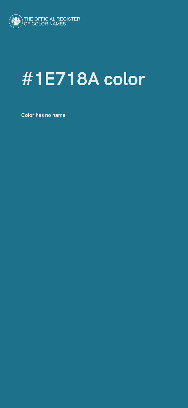 #1E718A color image