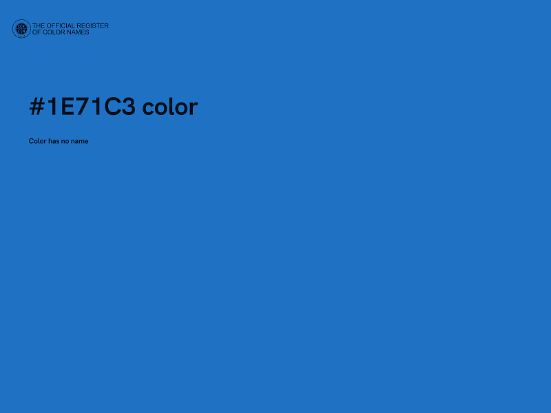 #1E71C3 color image