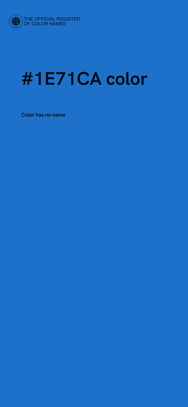 #1E71CA color image
