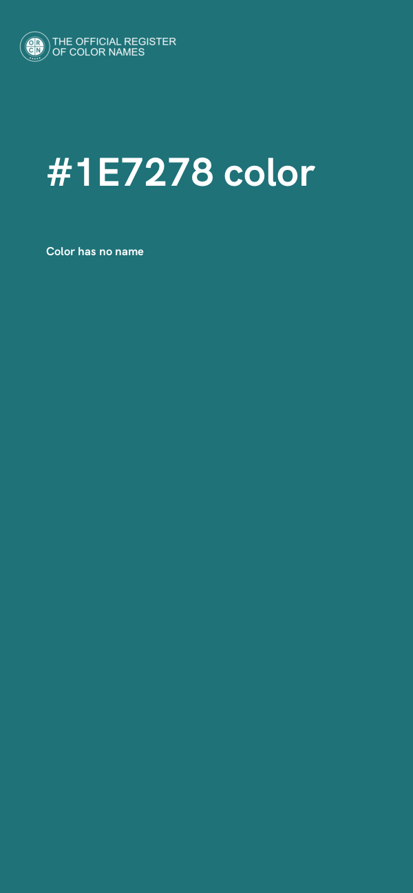#1E7278 color image