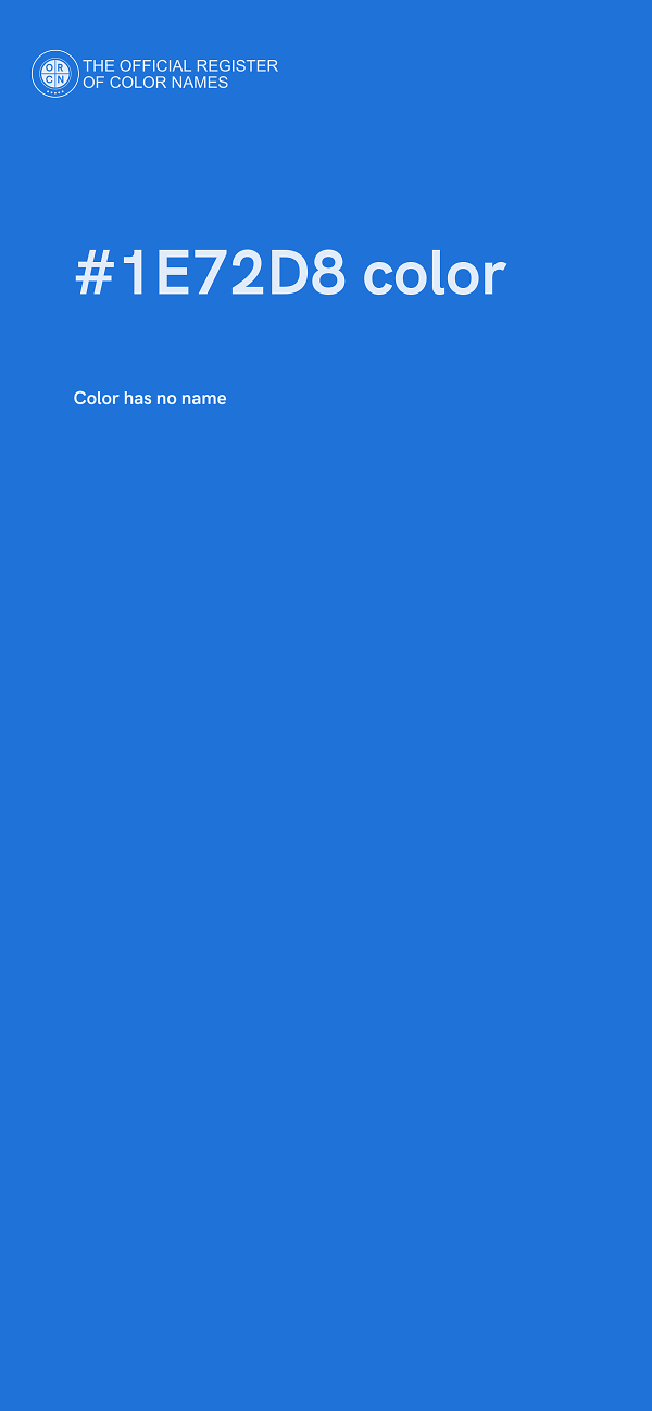 #1E72D8 color image
