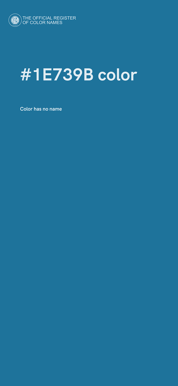 #1E739B color image