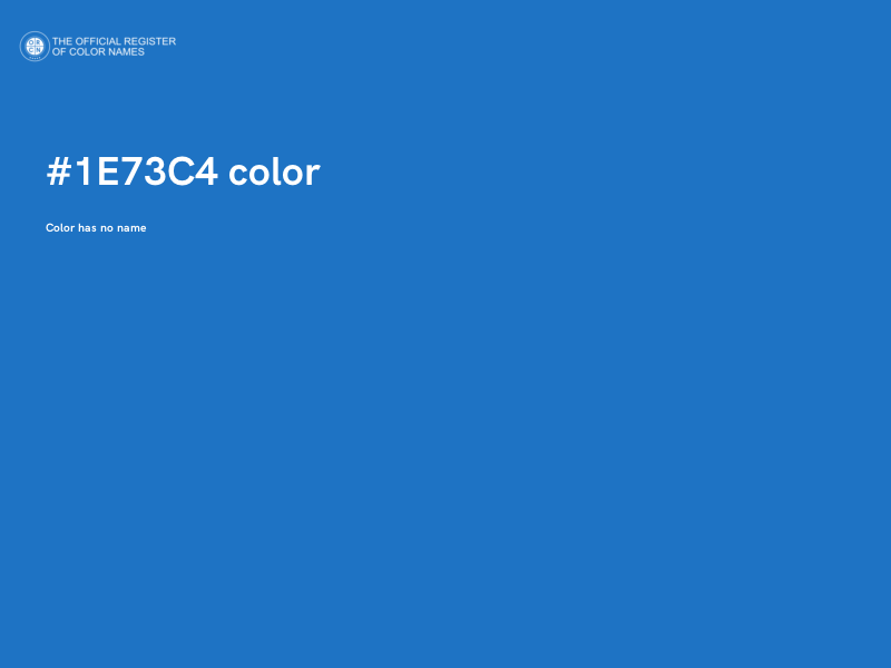 #1E73C4 color image