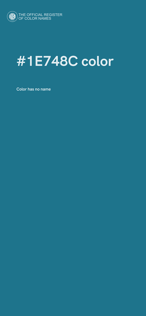 #1E748C color image