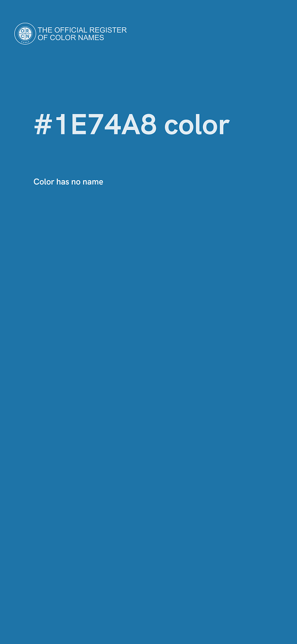 #1E74A8 color image