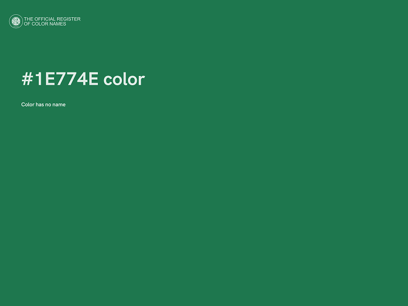 #1E774E color image