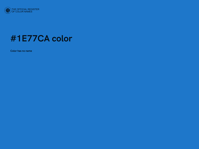 #1E77CA color image