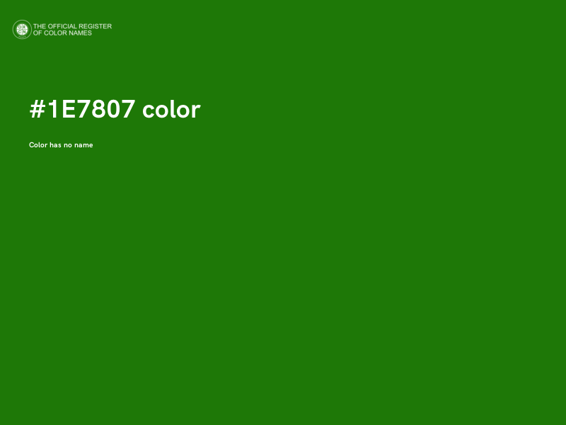 #1E7807 color image
