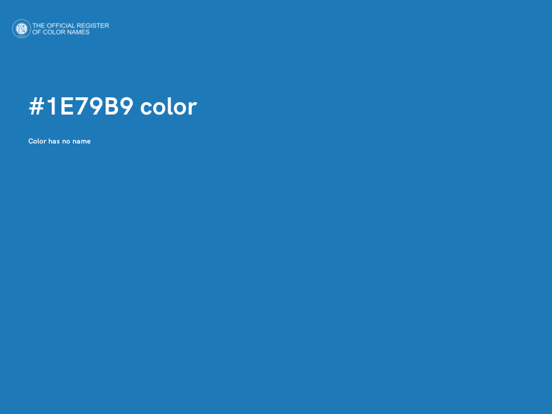 #1E79B9 color image