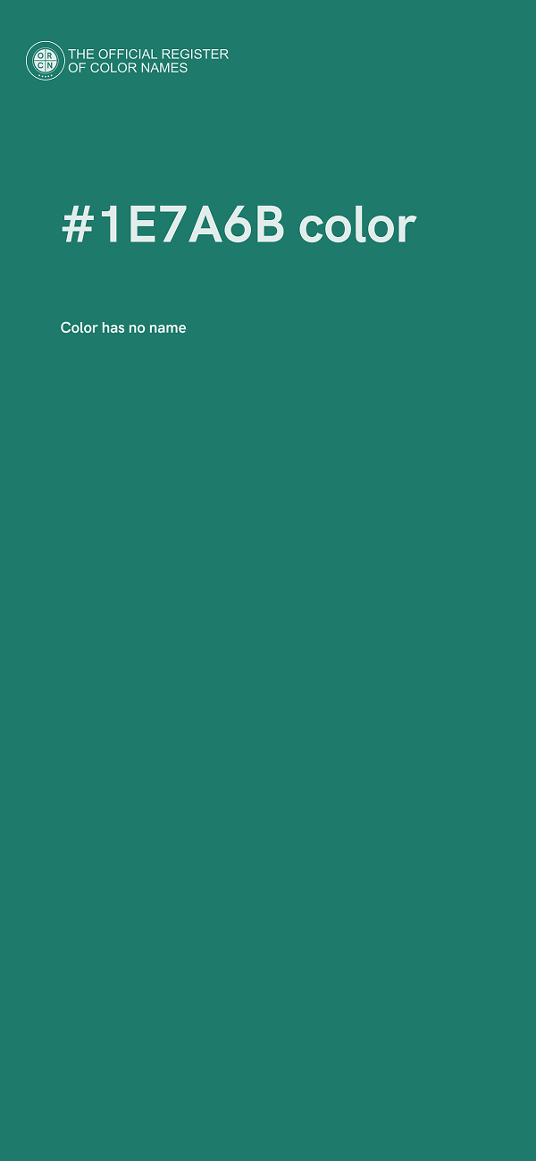 #1E7A6B color image