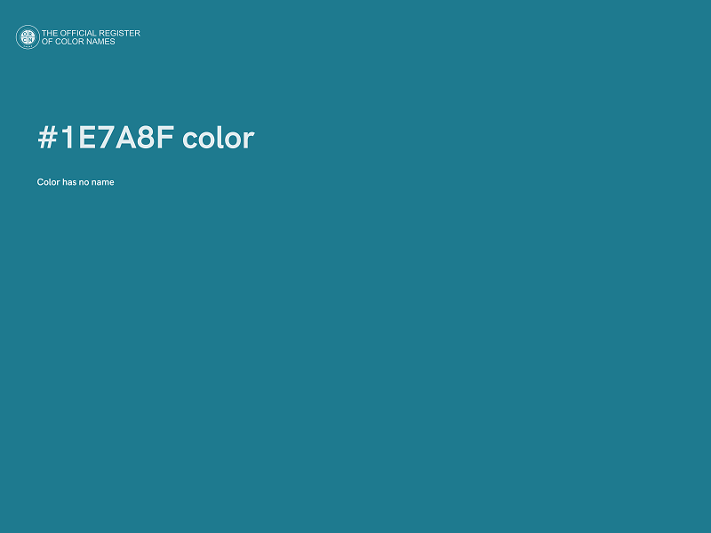 #1E7A8F color image