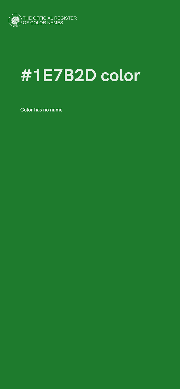 #1E7B2D color image