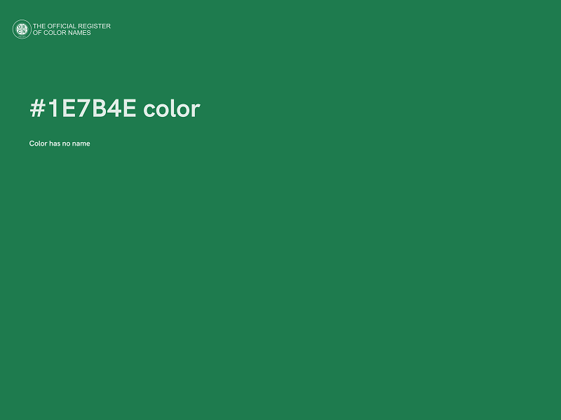 #1E7B4E color image