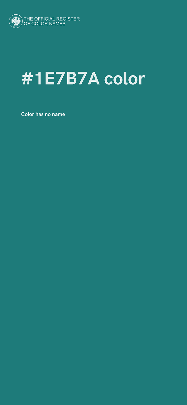 #1E7B7A color image